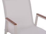 ΠΟΛΥΘΡΟΝΑ ΑΛΟΥΜΙΝΙΟΥ SHYLA HM5697.13 ΛΕΥΚΗ ΜΕ TEXTILENE & POLYWOOD 53x67x87 εκ.
