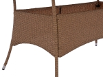 ΤΡΑΠΕΖΙ ΜΕΤΑΛΛΙΚΟ MINSK RATTAN ΜΠΕΖ ΚΑΦΕ HM5507.02 150x90x75 εκ.