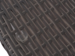 ΤΡΑΠΕΖΙ ΜΕΤΑΛΛΙΚΟ MINSK RATTAN ΓΚΡΙ HM5507.01 150x90x75Υ εκ.