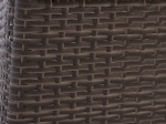 ΤΡΑΠΕΖΙ ΜΕΤΑΛΛΙΚΟ MINSK RATTAN ΓΚΡΙ HM5507.01 150x90x75Υ εκ.