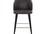 ΣΚΑΜΠΟ BAR ΕΠΑΓΓΕΛΜΑΤΙΚΟ ALONZO HM9281.11 Τ.NUBUCK ΓΚΡΙ ΞΥΛΙΝΟ 50x62x108,5Υεκ.