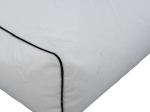 ΠΟΥΦ ZAFER HM5772.01 ΜΕ TEXTILINE ΛΕΥΚΟ ΚΑΙ ΜΑΥΡΟ ΡΕΛΙ 88x128x40-60Υ εκ. Β ΔΙΑΛΟΓΗΣ