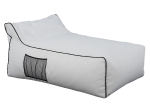 ΠΟΥΦ ZAFER HM5772.01 ΜΕ TEXTILINE ΛΕΥΚΟ ΚΑΙ ΜΑΥΡΟ ΡΕΛΙ 88x128x40-60Υ εκ. Β ΔΙΑΛΟΓΗΣ