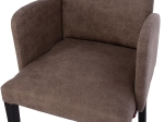 ΠΟΛΥΘΡΟΝΑ LIZETTE HM9272.27 ΑΠΟ ΥΦΑΣΜΑ ΤΥΠΟΥ NUBUCK ΣΕ ΑΠΟΧΡΩΣΗ ΠΟΥΡΟΥ 55x58x85Υ εκ.