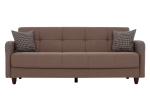 ΚΑΝΑΠΕΣ ΚΡΕΒΑΤΙ ΤΡΙΘΕΣΙΟΣ SANNA HM3245.01 ΜΠΕΖ 210x82x86 εκ.