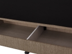 ΚΑΝΑΠΕΣ ΚΡΕΒΑΤΙ ANDRI ΤΡΙΘΕΣΙΟΣ ΚΑΦΕ HM3239.02 180x72x77Υ εκ.