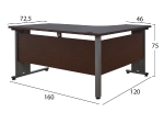 ΣΕΤ ΓΡΑΦΕΙΟΥ 3ΤΜΧ ΣΕ ΧΡΩΜΑ WENGE HM10204.02L