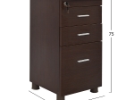 ΣΕΤ ΓΡΑΦΕΙΟΥ 3ΤΜΧ ΣΕ ΧΡΩΜΑ WENGE HM10205.02L