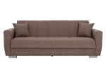 ΚΑΝΑΠΕΣ ΚΡΕΒΑΤΙ POLYA ΤΡΙΘΕΣΙΟΣ ΚΑΦΕ HM3240.02 215x80x77 εκ.