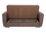ΚΑΝΑΠΕΣ ΚΡΕΒΑΤΙ POLYA ΔΙΘΕΣΙΟΣ ΚΑΦΕ HM3241.02 150x84x88 εκ.