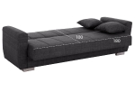 ΚΑΝΑΠΕΣ ΚΡΕΒΑΤΙ POLYA ΤΡΙΘΕΣΙΟΣ HM3240.03 ΓΚΡΙ 215x80x77Υ εκ.