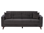 ΚΑΝΑΠΕΣ ΚΡΕΒΑΤΙ PORTMAN ΤΡΙΘΕΣΙΟΣ ΓΚΡΙ ΜΠΛΕ HM3247.01 210x80x87Υ εκ.