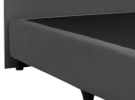 ΚΡΕΒΑΤΙ MALENA ΑΠΟ ΓΚΡΙ ΒΕΛΟΥΔΟ HM647.10 ΓΙΑ ΣΤΡΩΜΑ 120x200 εκ.