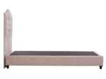 ΚΡΕΒΑΤΙ MALENA ΑΠΟ ΜΠΕΖ ΥΦΑΣΜΑ NUBUCK HM647.22 ΓΙΑ ΣΤΡΩΜΑ 120x200 εκ.