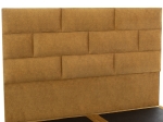 ΚΡΕΒΑΤΙ SOLEDAD R12-20 ΓΙΑ ΣΤΡΩΜΑ 150x200 εκ. ΧΡΥΣΟ-ΜΑΥΡΟ HM644.28