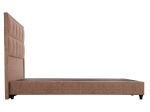 ΚΡΕΒΑΤΙ ALBA ΚΑΦΕ τ.NUBUCK HM636.21 ΓΙΑ ΣΤΡΩΜΑ 150x200 εκ.
