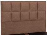ΚΡΕΒΑΤΙ ALBA ΚΑΦΕ τ.NUBUCK HM636.21 ΓΙΑ ΣΤΡΩΜΑ 150x200 εκ.