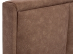 ΚΡΕΒΑΤΙ ALBA ΚΑΦΕ τ.NUBUCK HM636.21 ΓΙΑ ΣΤΡΩΜΑ 150x200 εκ.