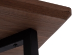 ΤΡΑΠΕΖΙ ΤΡΑΠΕΖΑΡΙΑΣ JAY HM9304.02 ΚΑΠΛΑΜΑΣ ΚΑΡΥΔΙΑΣ ΡΟΥΣΤΙΚ ΣΤΥΛ 200x100x75 εκ.