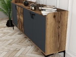 ΜΠΟΥΦΕΣ ΜΕΛΑΜΙΝΗΣ ΚΑΡΥΔΙ ΚΑΙ ΑΝΘΡΑΚΙ 180x35x78Yεκ. HM9433.01