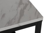 ΖΙΓΚΟΝ GRELAY 2 ΤΕΜ MDF ΟΨΗ ΜΑΡΜΑΡΟΥ & ΜΕΤΑΛΛΟ HM8762.12 45Χ45Χ50εκ. & 37Χ37Χ43 εκ.