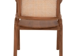 ΠΟΛΥΘΡΟΝΑ ΜΑΣΙΦ ΞΥΛΟ ΤEAK & RATTAN ΠΛΑΤΗ ΦΥΣΙΚΟ 57x62x83Υεκ.HM9402.01