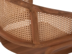 ΠΟΛΥΘΡΟΝΑ ΜΑΣΙΦ ΞΥΛΟ ΤEAK & RATTAN ΠΛΑΤΗ ΦΥΣΙΚΟ 57x62x83Υεκ.HM9402.01
