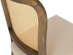 ΚΑΡΕΚΛΑ ΤΟΟΝ ΞΥΛΟ RATTAN ΥΦΑΣΜΑ HM9406.04 47x52x91,5Υεκ.
