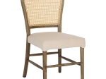 ΚΑΡΕΚΛΑ ΤΟΟΝ ΞΥΛΟ RATTAN ΥΦΑΣΜΑ HM9406.04 47x52x91,5Υεκ.