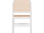 ΚΑΡΕΚΛΑ ΑΠΟ ΟΞΙΑ ΣΕ ΛΕΥΚΟ-RATTAN ΜΠΕΖ HM9407.03 43x50x87Yεκ.