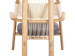 ΠΟΛΥΘΡΟΝΑ CRAFT HM9413.01 ΑΠΟ ΦΡΑΞΙΝΟ ΚΑΙ ΣΧΟΙΝΙ ΦΥΣΙΚΟ 81x76x81Y εκ.