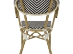 ΠΟΛΥΘΡΟΝΑ BAMBOO LOOK HM5861.01 ΜΑΥΡΟ-ΛΕΥΚΟ 57x55x82 εκ.