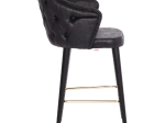 ΣΚΑΜΠΟ BAR ΕΠΑΓΓΕΛΜΑΤΙΚΟ ALONZO HM9281.14 Τ.NUBUCK ΜΑΥΡΟ ΞΥΛΙΝΟ 50x62x108,5Υεκ.