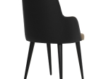 ΠΟΛΥΘΡΟΝΑ ΕΠΑΓΓΕΛΜ. ELEANORA HM9264.03 Τ.NUBUCK & PU ΜΑΥΡΗ ΜΠΕΖ ΞΥΛΙΝΗ 50x63x91Υεκ