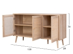 ΜΠΟΥΦΕΣ ΜΕΛΑΜΙΝΗΣ COLM- ΣΥΝΘ. RATTAN ΣΤΙΣ ΠΟΡΤΕΣ HM9220.11 120Χ39Χ70Υεκ.