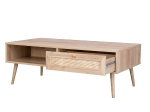 ΤΡΑΠΕΖΙ ΣΑΛΟΝΙΟΥ ΜΕΛΑΜΙΝΗΣ COLM RATTAN HM9224.11 ΣΕ ΦΥΣΙΚΟ ΧΡΩΜΑ 110x59x39,5Yεκ.