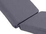 ΜΑΞΙΛΑΡΙ ΞΑΠΛΩΣΤΡΑΣ TEXTILENE 600gr/m2 ΓΚΡΙ SIFNOS HM11234.30T 196(117+1+78)x58x6Υ εκ.