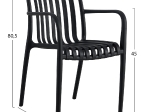 ΠΟΛΥΘΡΟΝΑ ΠΟΛΥΠΡΟΠΥΛΕΝΙΟΥ TIPPY HM5940.02 ΜΑΥΡΗ 55x55x81Υεκ.