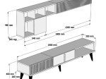 ΣΥΝΘΕΣΗ ΣΑΛΟΝΙΟΥ 2ΤΜΧ ΚΑΡΥΔΙ-ΛΕΥΚΟ HM11847.01