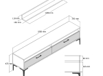 ΣΥΝΘΕΣΗ ΣΑΛΟΝΙΟΥ ΜΕΛΑΜΙΝΗΣ 2ΤΜΧ ΚΑΡΥΔΙ-WHITE MARBLE HM11855.02