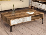 ΣΥΝΘΕΣΗ ΣΑΛΟΝΙΟΥ ΜΕΛΑΜΙΝΗΣ 2ΤΜΧ ΚΑΡΥΔΙ-WHITE MARBLE HM11855.02