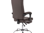 ΠΟΛΥΘΡΟΝΑ ΓΡΑΦΕΙΟΥ ΔΙΕΥΘΥΝΤΙΚΗ ΚΑΦΕ HM1057.19 ΜΕ ΠΤΥΣΣΟΜΕΝΟ ΥΠΟΠΟΔΙΟ 58x71x128Y εκ.