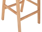 ΣΚΑΜΠΟ ΜΕΣΑΙΟΥ ΥΨΟΥΣ HM9332.01 RUBBERWOOD & ΣΧΟΙΝΙ- ΦΥΣΙΚΟ ΧΡΩΜΑ 45x46x95Υεκ.