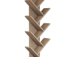 ΒΙΒΛΙΟΘΗΚΗ LIANA ΜΕΛΑΜΙΝΗΣ SONAMA 46x22x128,5Yεκ.HM9028.11