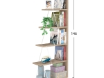 ΒΙΒΛΙΟΘΗΚΗ ΜΕΛΑΜΙΝΗΣ MINI TARS SONOMA ΛΕΥΚΟ HM2241.11 65x22-24x146Υεκ.