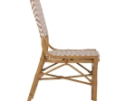 ΚΑΡΕΚΛΑ ΑΛΟΥΜΙΝΙΟΥ BAMBOO LOOK ΦΥΣΙΚΟ - ΛΕΥΚΟ HM5927.03 46x56x95Yεκ.