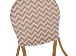 ΚΑΡΕΚΛΑ ΑΛΟΥΜΙΝΙΟΥ BAMBOO LOOK ΦΥΣΙΚΟ - ΛΕΥΚΟ HM5927.03 46x56x95Yεκ.