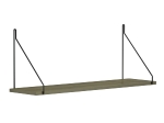 ΡΑΦΙ ΤΟΙΧΟΥ AGILAN ΜΕΛΑΜΙΝΗΣ HM9183.12 OLIVE GREY 72x20x27Y εκ.