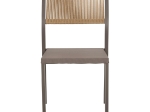 ΚΑΡΕΚΛΑ ΑΛΟΥΜΙΝΙΟΥ ΣΑΜΠΑΝΙ ΜΕ RATTAN & TEXTLINE HM5921.03 46x55,5x83 εκ.