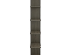 ΒΙΒΛΙΟΘΗΚΗ ΜΙΝΙ TARS HM2241.13 OLIVE GREY ME ΜΑΥΡΕΣ ΒΕΡΓΕΣ 65x22-24x146Υεκ.